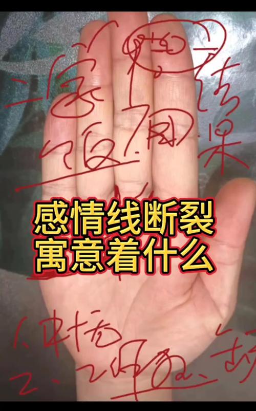 感情線斷開預示著什么