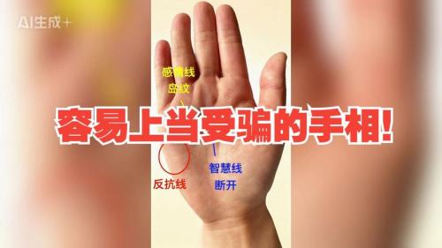 會遇到騙子的手相特征
