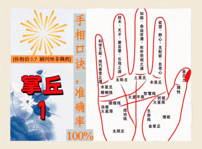 掌丘看你今生你能賺多少錢