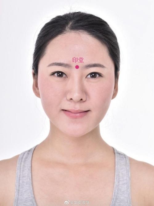 兩眉毛中間有痣的女人