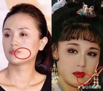 左嘴角下方有痣的女人