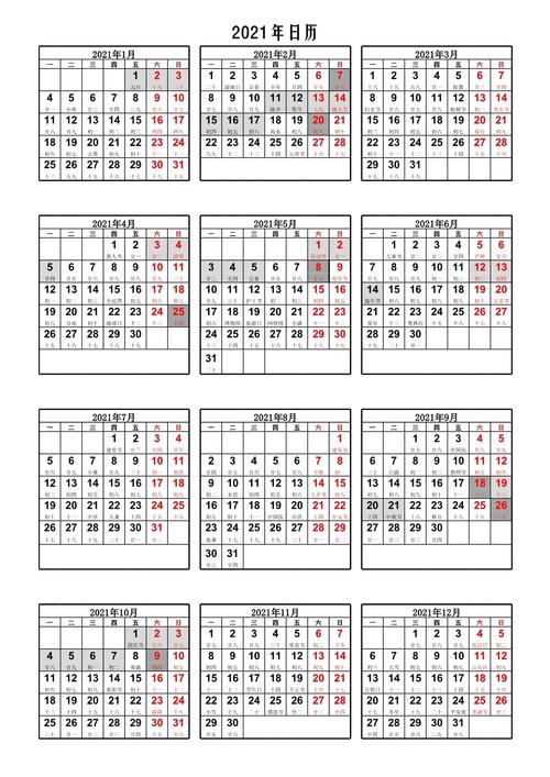 最準的萬年歷2021