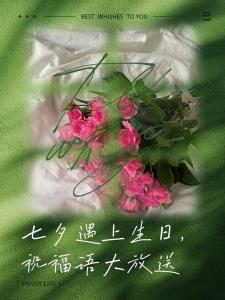 生在七夕的生日祝福語   未來生活無憂