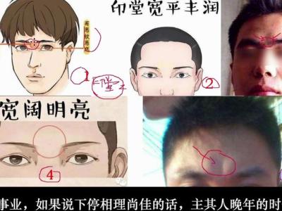 眉骨印堂凸起面相：權貴的把握者