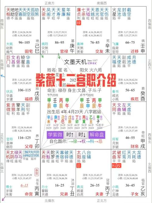 紫微命盤各個宮怎么看