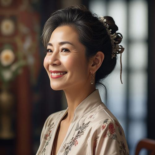 中年發財面相的女人