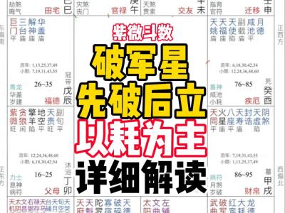 破軍星入命宮