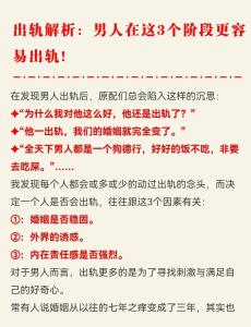 看你的男人會出軌嗎