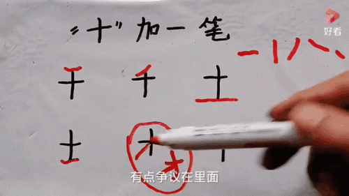 “十”字加一筆，你最先想到什么字？