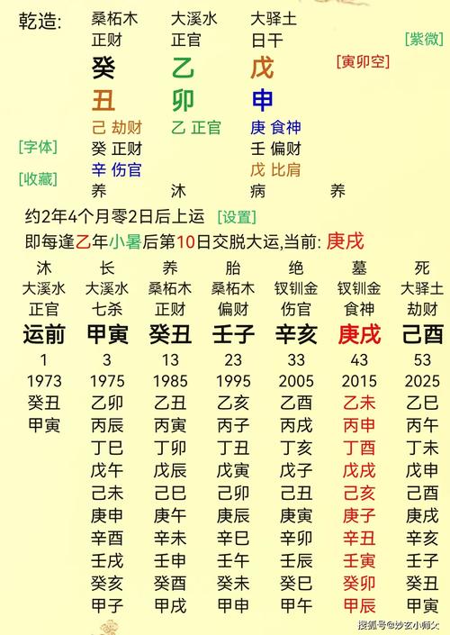 領導的八字