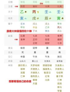 八字中時柱的含義