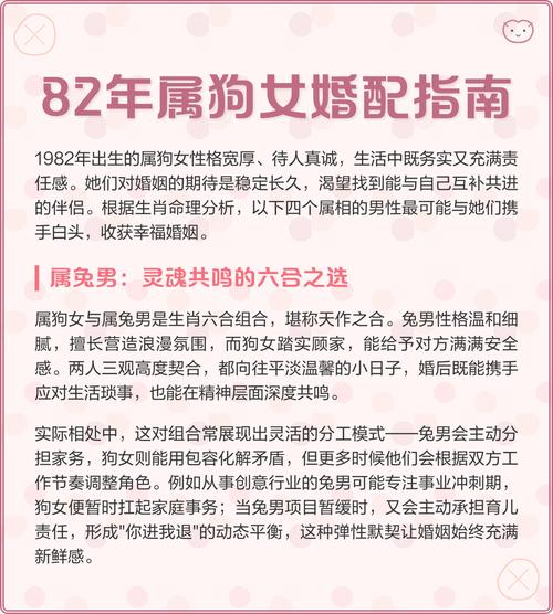 屬狗的最佳配偶 1982年屬狗女婚配有什么禁忌