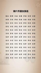 詩經楚辭中帶麗字的女孩名字