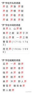 帶芹字的女孩名字大全