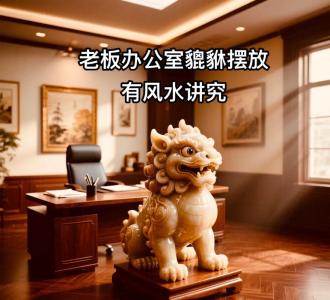 老板辦公桌擺放石頭或者玉風(fēng)水 寓意很好