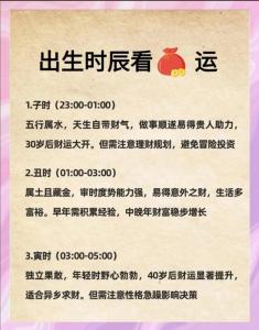 八字命中帶財 出生時辰看誰命里天生帶財