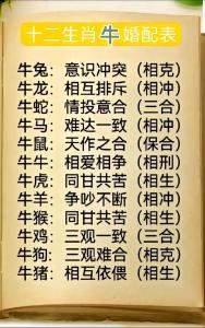 屬牛的跟哪個屬相相克 屬牛人配什么屬相最好