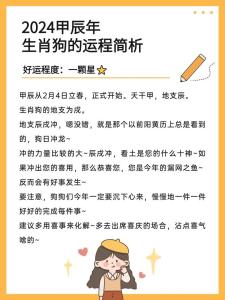 屬狗人龍年桃花運詳情