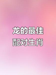 屬龍的和什么屬相不相配 十二生肖龍和什么生肖才配