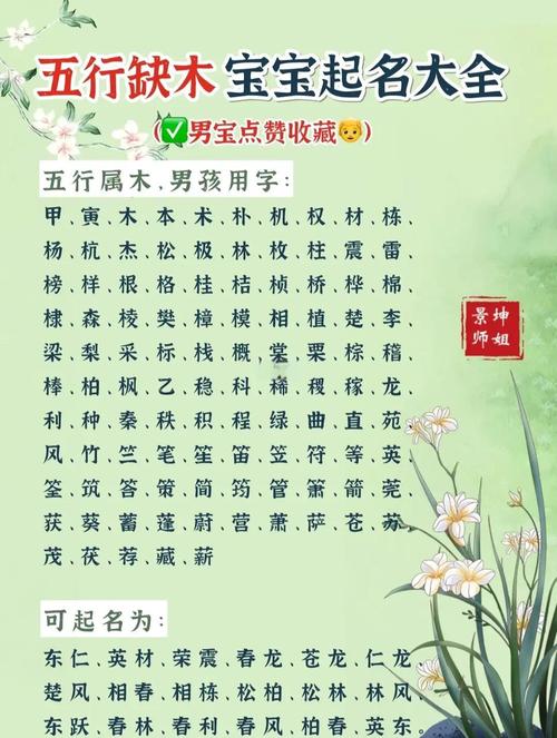木命的人起名字忌諱什么