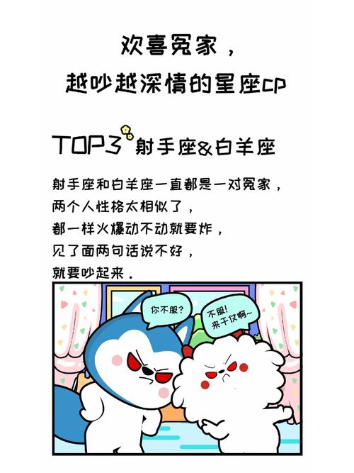 越吵越親的星座配對