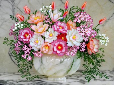 旺桃花風(fēng)水物擺件  鮮花一見鐘情