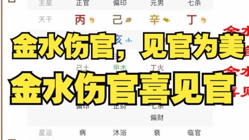 八字預測愛情騙子，金水傷官
