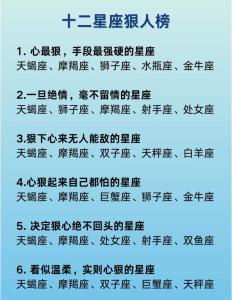 十二星座誰(shuí)比較容易得罪人
