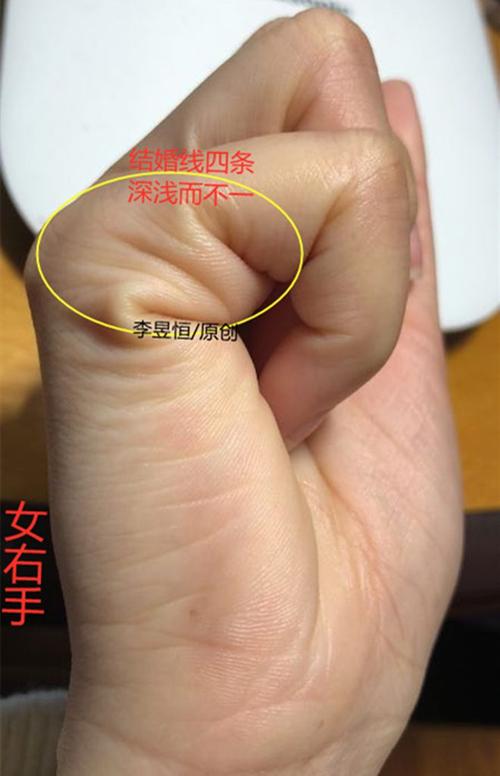 女同性戀者的手相