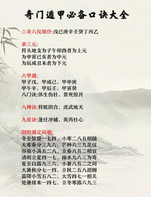 奇門遁甲入門基礎(chǔ) 奇門遁甲入門知識(shí)