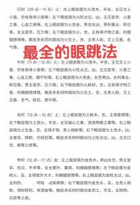 眼跳兆：眼跳的原因？