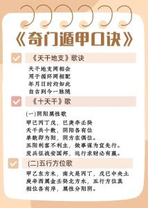 奇門遁甲測八字預測終身 奇門遁甲絕密口訣