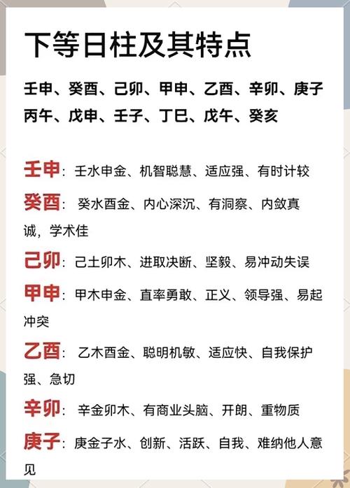 下等日柱一定不好嗎