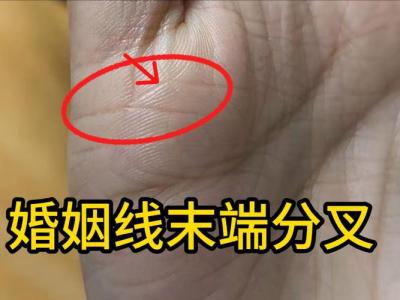 婚姻線分叉呈三角形末端有三角形好不好？