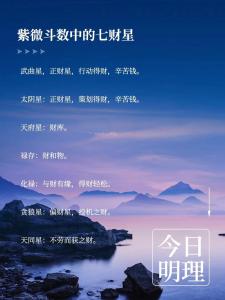 紫微斗數(shù)看終身財富