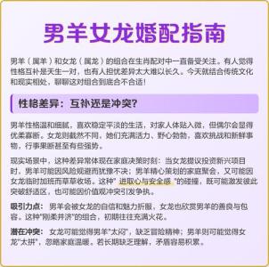 2018年男羊女龍結婚好嗎，男羊女龍結婚會幸福嗎？