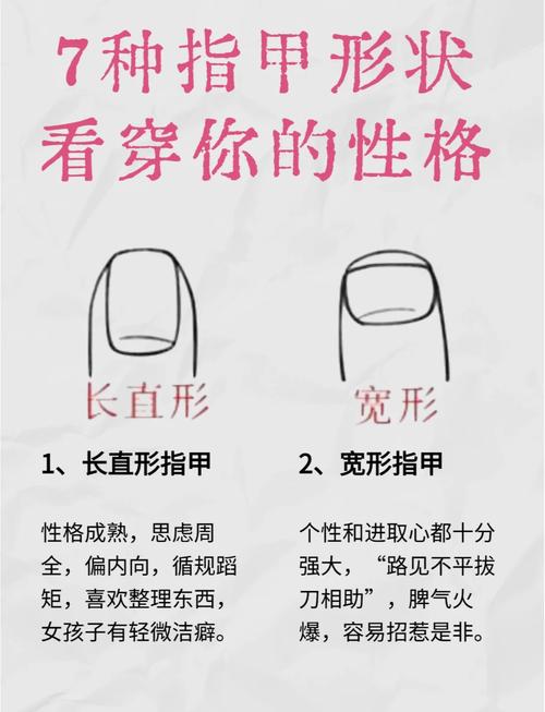 指甲與性格之間有什么你不知道的秘密嗎