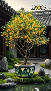庭院內栽什么樹鎮宅旺財 桂花樹沁人心脾