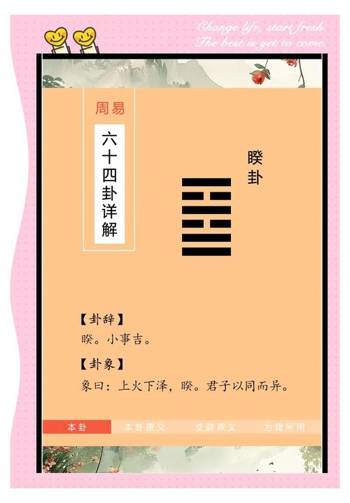 周易六十四卦第三十八卦 火澤睽