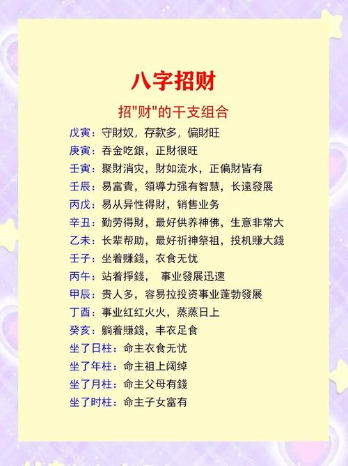 經商發財的八字特征