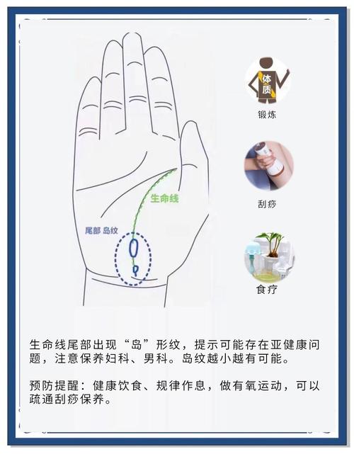 生命線有島紋好不好 生命線有島紋手相解析