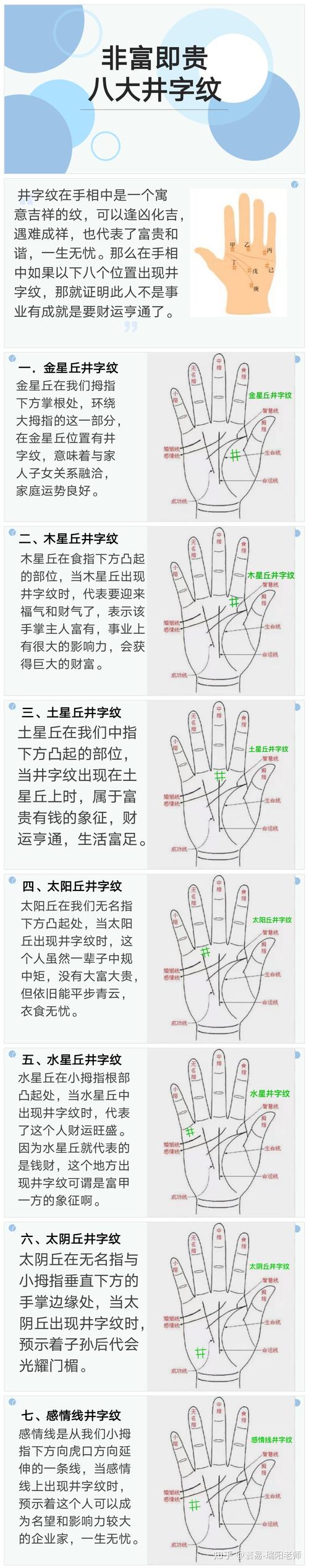 手相井字紋 手掌井字紋怎么看