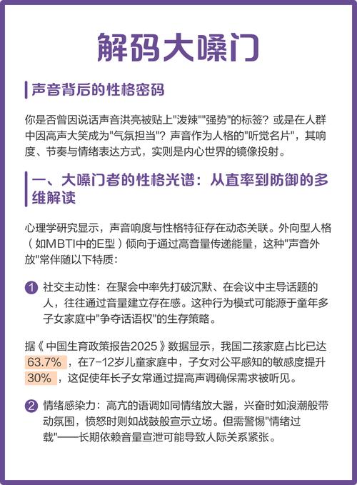 聲音解讀你的性格