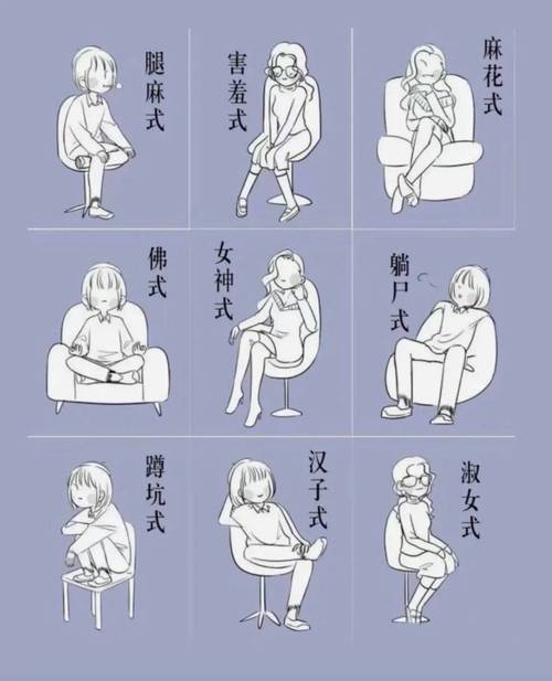 七種坐姿透露人的內心