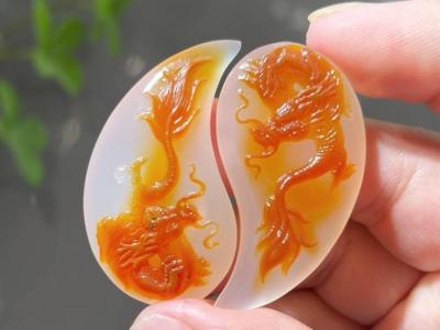 硨磲龍鳳配