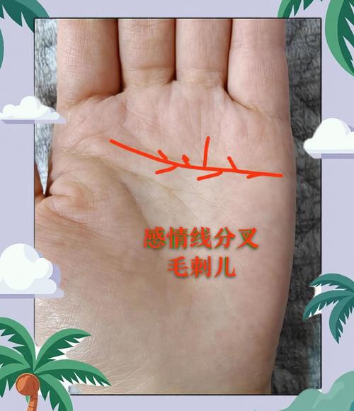 感情線鏈狀紋女人 重情重義