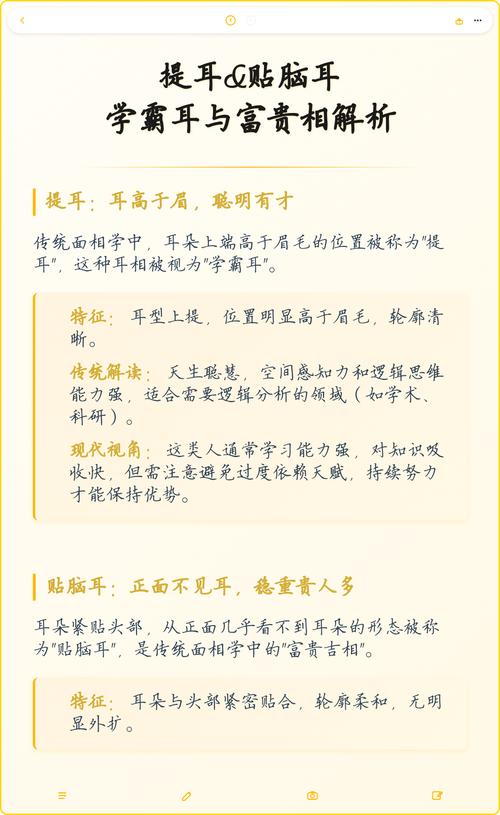 相學(xué)大全：什么是提耳、貼腦耳