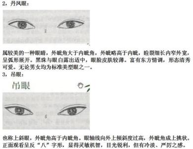 面相圖解之男人吊眼命運好不好