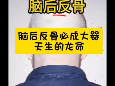 腦后有骨突出看富貴 頭生反骨必成大器