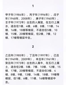 1969年適合住幾樓好